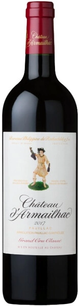 Вино Chateau d'Armailhac, Pauillac AOC 5-me Grand Cru Classe, 2017