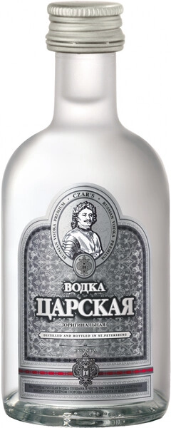 Водка Царская Оригинальная, 50 мл