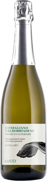 Игристое вино Lucci Conegliano Valdobbiadene Prosecco Superiore DOCG Extra Dry, 2023