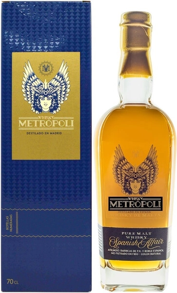 Виски Metropoli Spanish Affair Pure Malt, gift box, 0.7 л