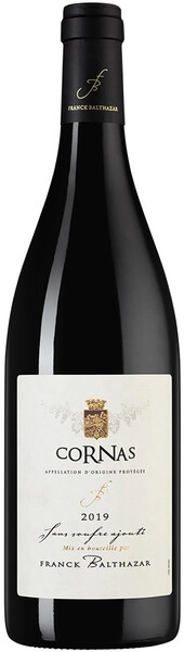 Вино Franck Balthazar, Cornas Sans Soufre Ajoute AOP, 2019