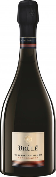 Игристое вино Brule Cabernet Sauvignon Semi-Sweet, 2024