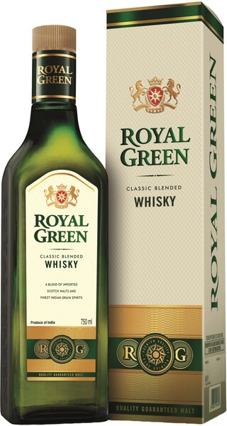 Виски Royal Green Classic Blended, gift box, 0.75 л