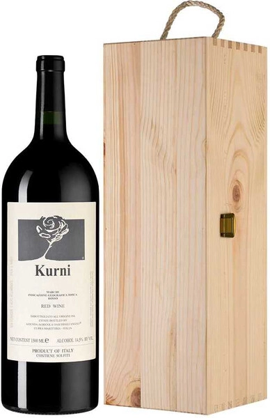 Вино Oasi degli Angeli, Kurni, Marche Rosso IGT, 2019, wooden box, 1.5 л