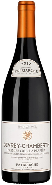 Вино Patriarche, Gevrey-Chambertin 1-er Cru La Perriere AOC, 2017