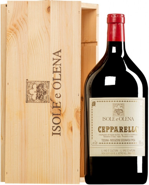 Вино Isole e Olena, "Cepparello", Toscana IGT, 2022, wooden box, 3 л