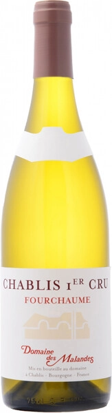 Вино Domaine des Malandes, Chablis Premier Cru Fourchaume AOC, 2023, 375 мл
