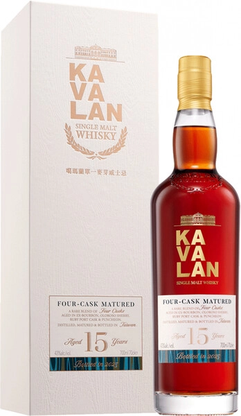 KAVALAN 15 Years 43% OF 0,7л п/уп
КАВАЛАН 15 лет 0,7