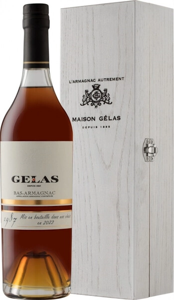Арманьяк Gelas, Bas Armagnac, 1987, gift box, 0.7 л