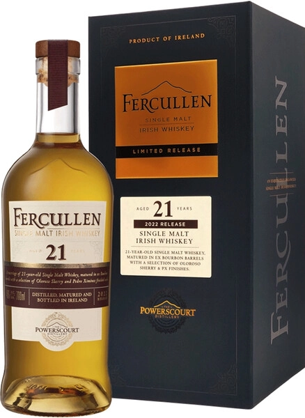 Виски Fercullen Single Malt 21 Years Old, gift box, 0.7 л