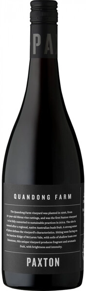 Вино Paxton, Quandong Farm Shiraz, McLaren Vale 2019
