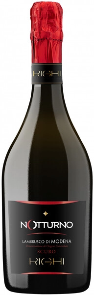 Игристое вино Righi, Notturno Scuro Lambrusco, Emilia IGT