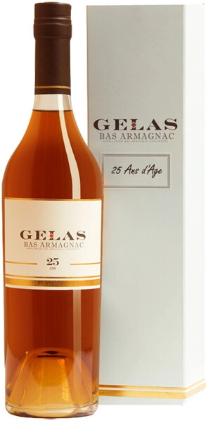 Арманьяк Gelas, Bas Armagnac, 25 ans, gift box, 0.7 л
