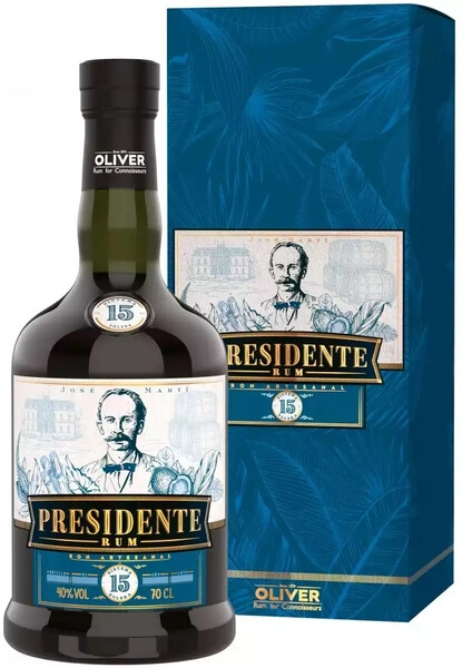 Ром Presidente 15 Anos, gift box, 0.7 л