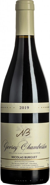 Вино Domaine Nicolas Burguet, Gevrey-Chambertin AOC, 2019, 1.5 л