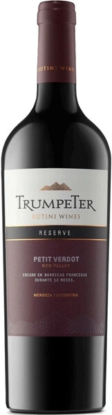 Вино Rutini, Trumpeter Petit Verdot Reserve, 2021