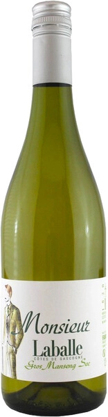 Вино Monsieur Laballe, Gros Manseng, Cotes de Gascogne IGP, 2018