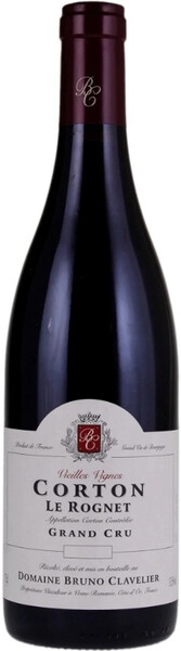 Вино Domaine Bruno Clavelier, Corton Grand Cru Le Rognet Vieilles Vignes AOC, 2016
