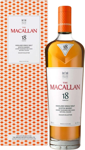 Виски Macallan, Colour Collection 18 Years Old, gift box, 0.7 л