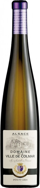 Вино Domaine de la Ville de Colmar, Pinot Gris, Alsace AOP, 2022