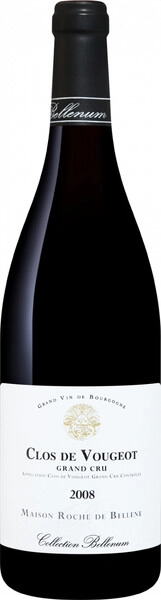 Вино Maison Roche de Bellene, Collection Bellenum Clos de Vougeot Grand Cru AOC, 2008