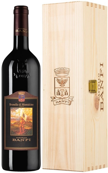 Вино Banfi, Brunello di Montalcino DOCG, 2020, wooden box