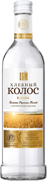 Водка Хлебный Колос, 0.7 л