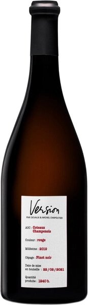 Вино Devaux, Version 2 Coteaux Champenois AOC Rouge, 2019