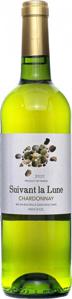 Вино Suivant la Lune Chardonnay, Pays d'Oc IGP, 2022