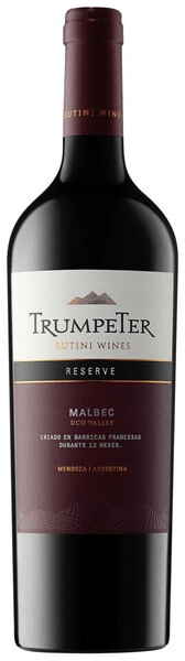 Вино Rutini, Trumpeter Malbec Reserve, 2023