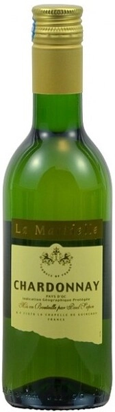 Вино Paul Sapin, Le Maridelle Chardonnay semi-sweet, 187 мл