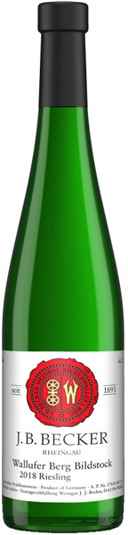 Вино J. B. Becker, Wallufer Berg Bildstock Riesling Spatlese, 2018