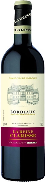 Вино "La Reine Clarisse" Rouge, Bordeaux AOC, 2016