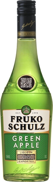 Ликер Fruko Schulz Green Apple (Russia), 0.7 л