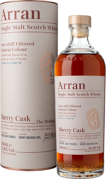 Виски Arran, The Bodega Sherry Cask, in tube, 0.7 л