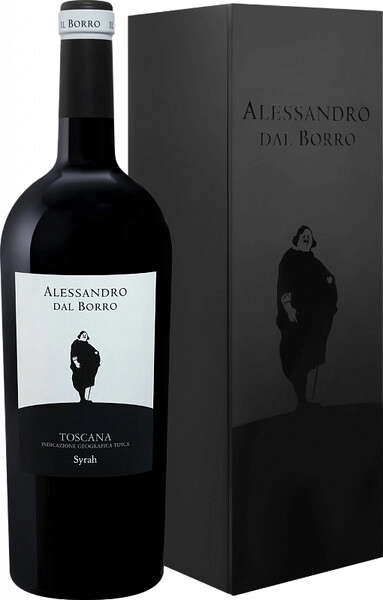 Вино Alessandro dal Borro, Toscana IGT, 2015, wooden box, 1.5 л