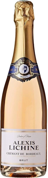 Игристое вино Alexis Lichine, Cremant de Bordeaux AOP Rose Brut, 2022