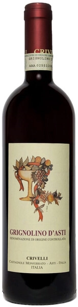 Вино Crivelli, Grignolino d'Asti DOC, 2019