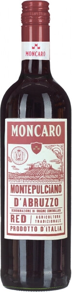 Вино Moncaro Montepulciano d'Abruzzo DOC, 2021