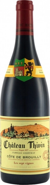 Вино Chateau Thivin, Les sept vignes Cote de Brouilly AOC, 2023