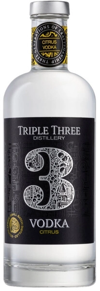 Водка Triple Three Distillery, Citrus, 0.75 л