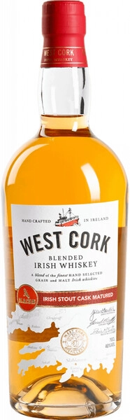 Виски West Cork Irish Stout Cask Matured, 0.7 л