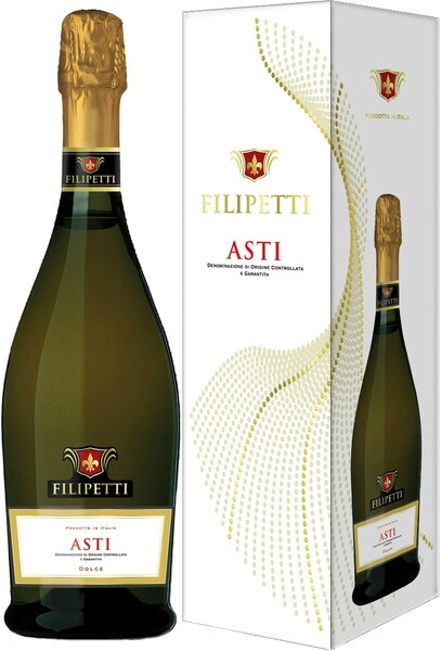Игристое вино Filipetti Asti DOCG, gift box
