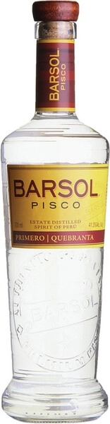 Водка Pisco "BarSol" Quebranta, 0.7 л