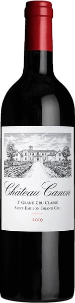 Вино Chateau Canon, Saint-Emilion AOC 1er Grand Cru Classe B, 2019