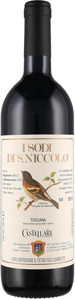 Вино Castellare di Castellina, I Sodi di San Niccolo, Toscana IGT, 1996