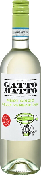 Вино Villa degli Olmi, Gatto Matto Pinot Grigio delle Venezie DOC, 2023