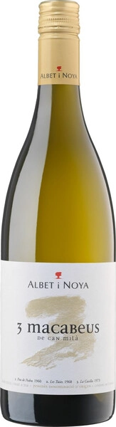 Вино Albet i Noya, 3 Macabeus, Penedes DO