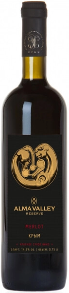 Вино Alma Valley Reserve Merlot, 1.5 л