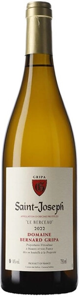 Вино Domaine Bernard Gripa, Saint-Joseph Le Berceau AOP Blanc, 2022